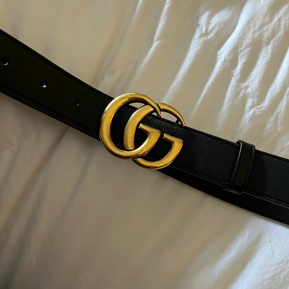 Black Gucci Belt